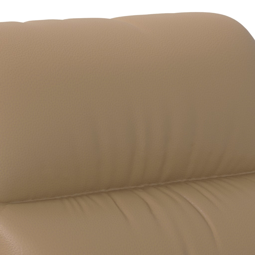 Fotoliu cu ridicare pe verticală, cappuccino, piele ecologică