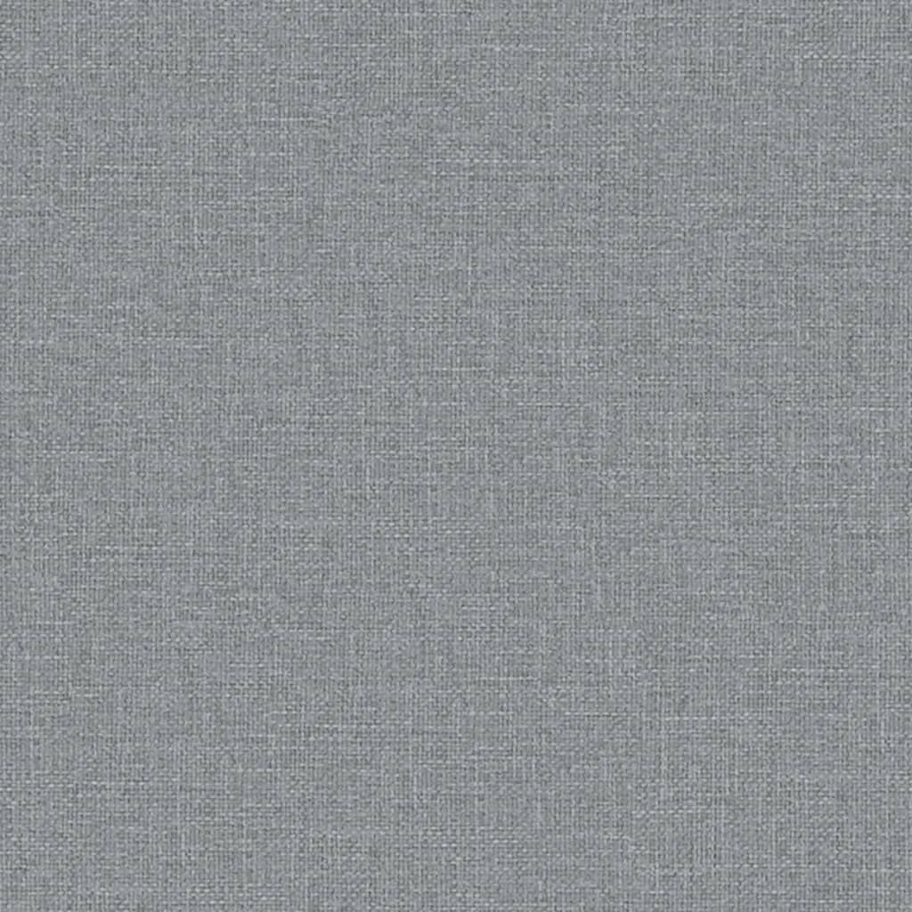 Fotoliu de masaj electric cu spătar cu aripi gri deschis textil