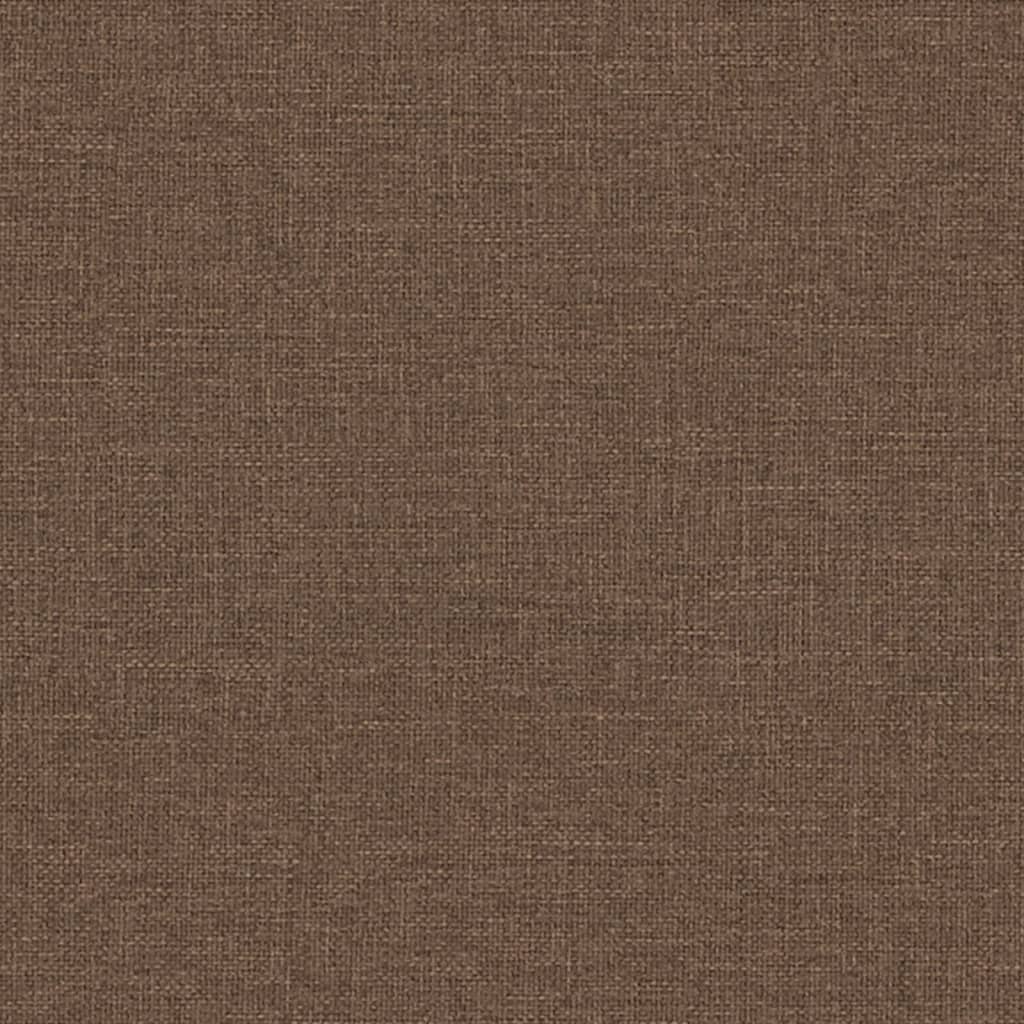 Fotoliu de masaj electric, spătar cu aripi, maro, textil