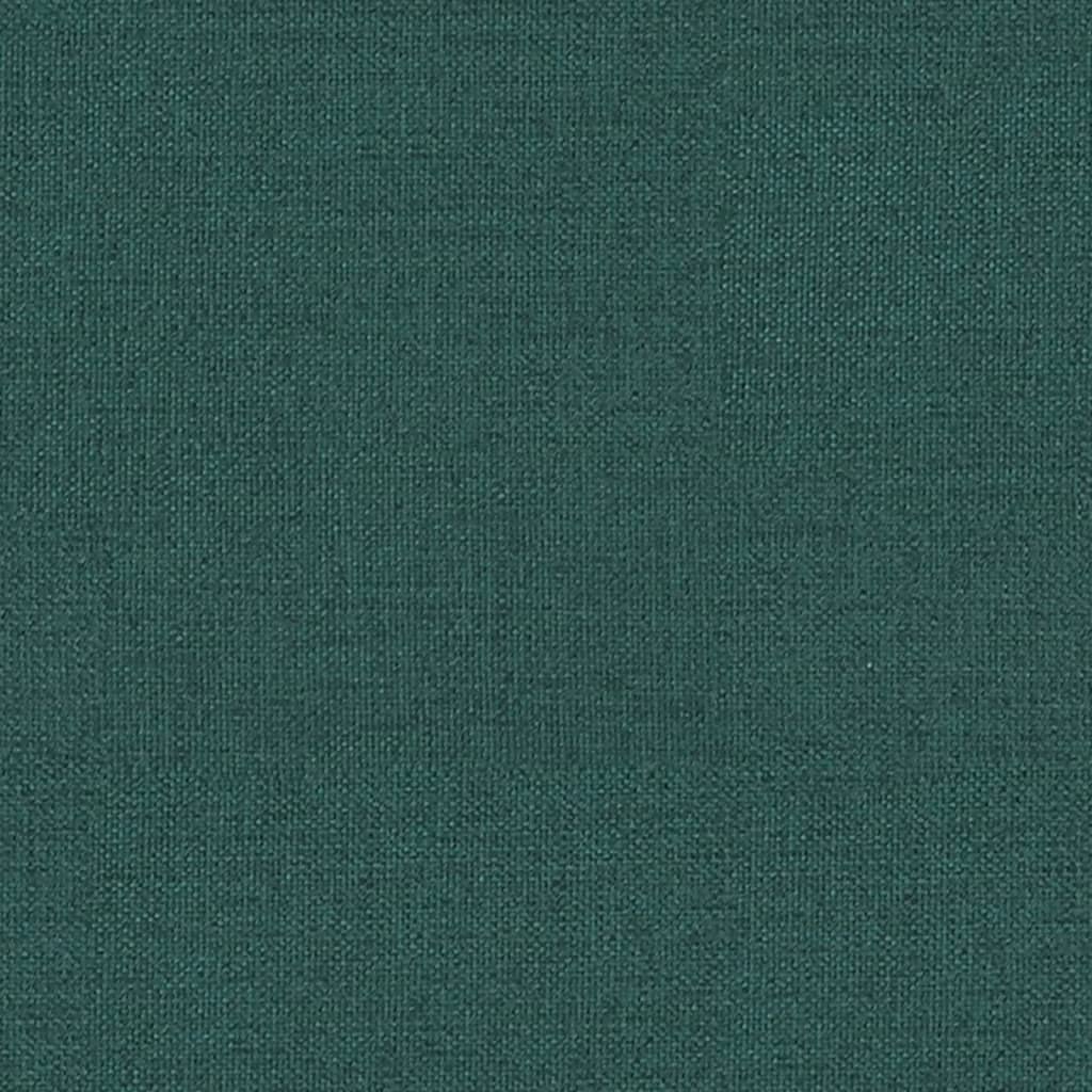 sötétzöld szövet magas háttámlájú dönthető masszázsfotel