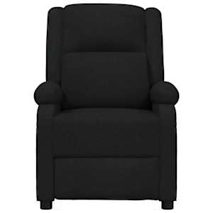 Elektrické polohovací křeslo černé textil - obrázek 4