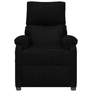 Elektrické polohovací křeslo černé textil - obrázek 4