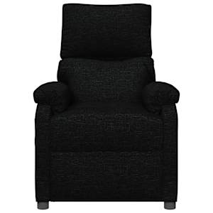 Elektrické masážní křeslo černé textil - obrázek 4