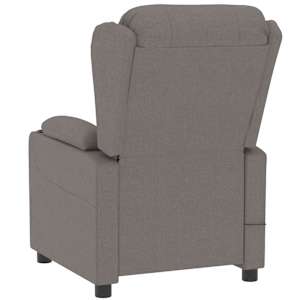 Elektrické polohovací křeslo taupe textil - obrázek 6