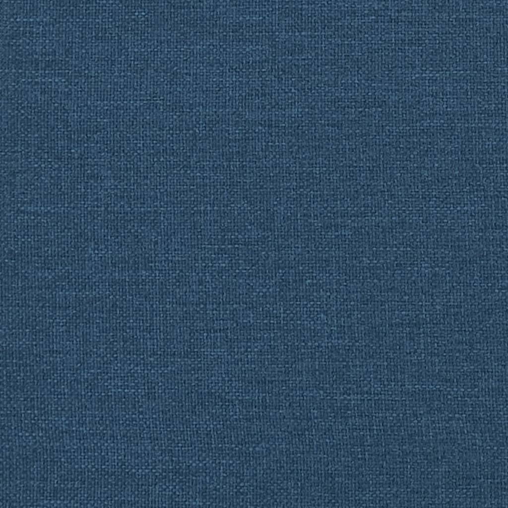 Fotoliu rabatabil electric, albastru, material textil