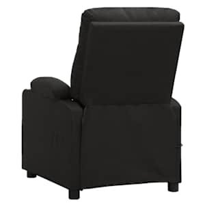 Elektrické masážní křeslo černé textil - obrázek 5