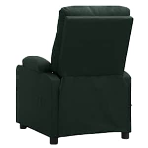 Elektrické masážní křeslo tmavě zelené textil - obrázek 5