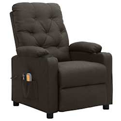 vidaXL Massagesessel Elektrisch Taupe Stoff