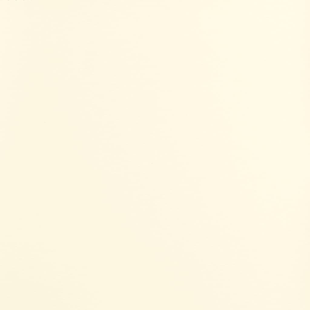 Fotoliu de masaj electric, crem, piele ecologică