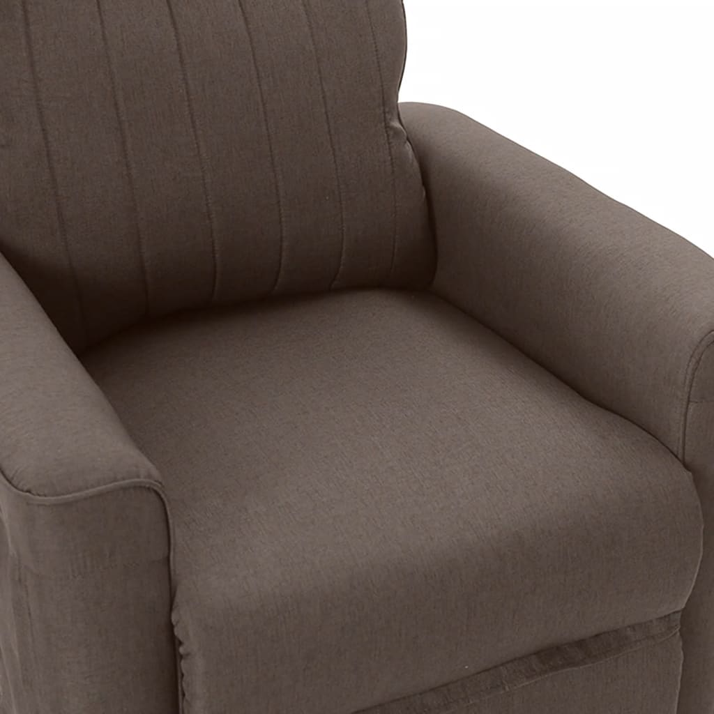 tópszínű szövet elektromos dönthető fotel