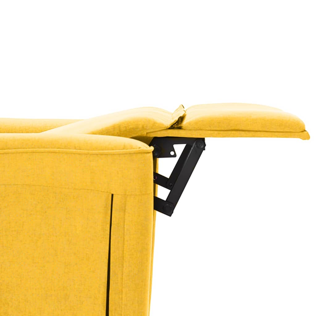 sárga szövet dönthető elektromos fotel