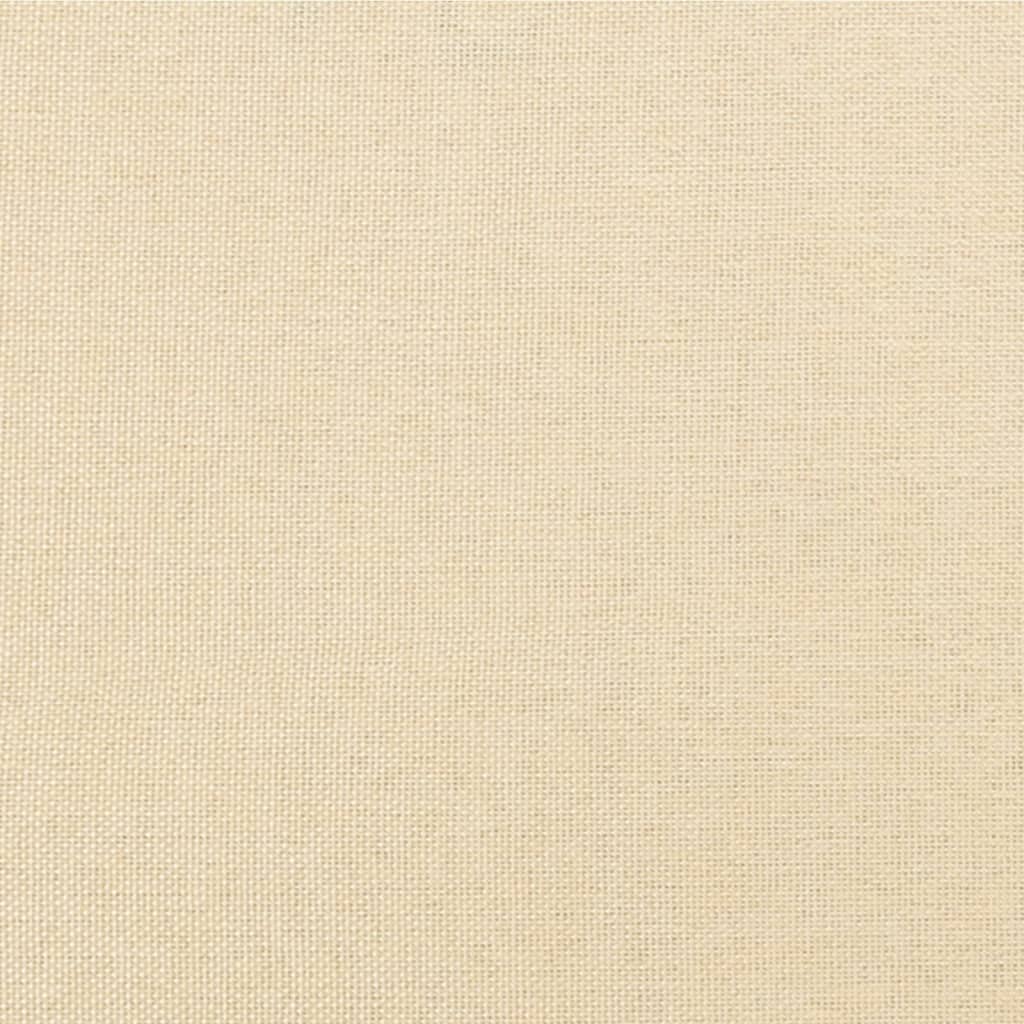 Електрически масажен стол, кремав, текстил