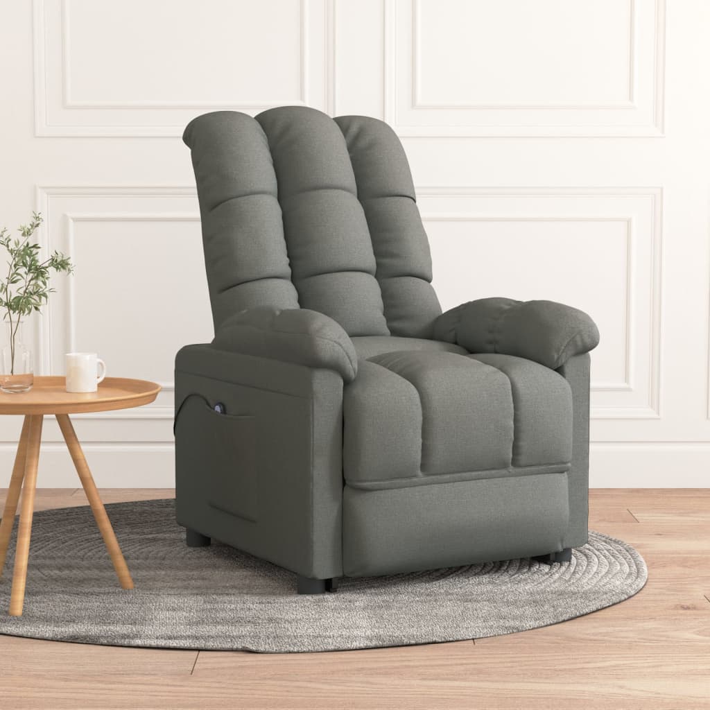 Fauteuil Gris foncé Tissu