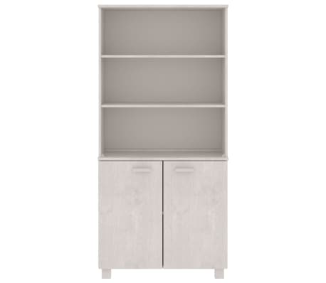 vidaXL Buffet HAMAR Bois massif de pin Blanc