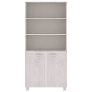vidaXL Buffet HAMAR Bois massif de pin Blanc