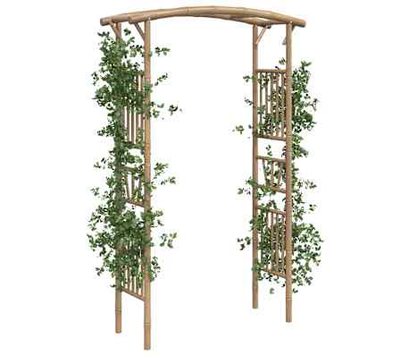 vidaXL Rosenbogen Bambus 118x40x187 cm vidaXL.de