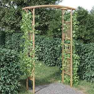 Obok za vrtnice iz bambusa 118x40x187 cm