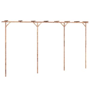 vidaXL bambusest lehtla, 385 x 40 x 205 cm