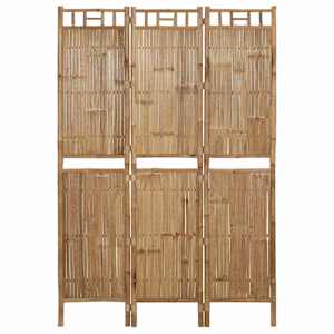 vidaXL 3 paneeliga ruumijagaja, bambus, 120 x 180 cm