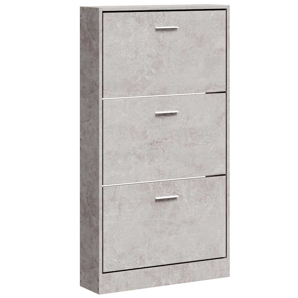 vidaXL Botník betonově šedý 59 x 17 x 108 cm kompozitní dřevo
