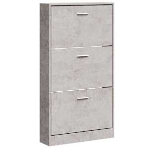 Botník betonově šedý 59 x 17 x 108 cm kompozitní dřevo - obrázek 2