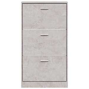 Botník betonově šedý 59 x 17 x 108 cm kompozitní dřevo - obrázek 4