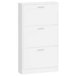 Botník bílý s vysokým leskem 59x17x108 cm kompozitní dřevo - obrázek 5
