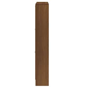 Botník hnědý dub 59 x 17 x 108 cm kompozitní dřevo - obrázek 7