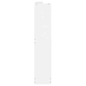 Botník bílý s vysokým leskem 59x17x81 cm kompozitní dřevo - obrázek 6