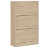 vidaXL jalatsikapp, Sonoma tamm, 63 x 24 x 103 cm, tehispuit