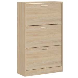 vidaXL jalatsikapp, Sonoma tamm, 63 x 24 x 103 cm, tehispuit