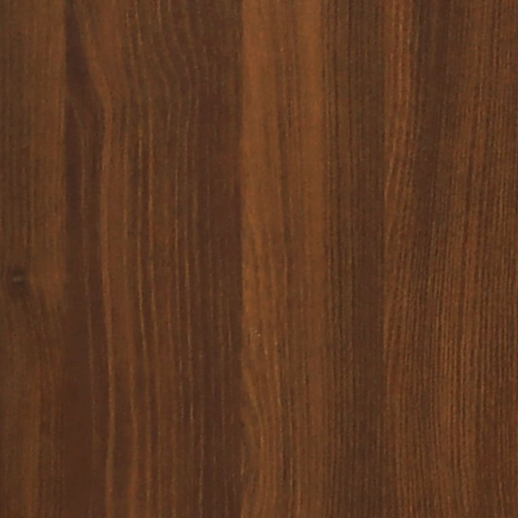 Barna tölgyszínű szerelt fa cipősszekrény 63x24x103 cm 