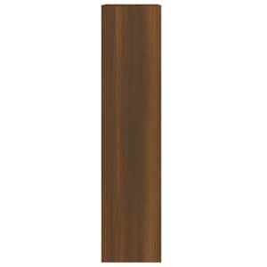 Botník hnědý dub 63x24x103 cm kompozitní dřevo - obrázek 5
