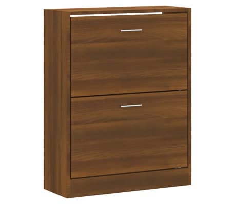vidaXL Pantofar, stejar maro, 63x24x81 cm, lemn compozit
