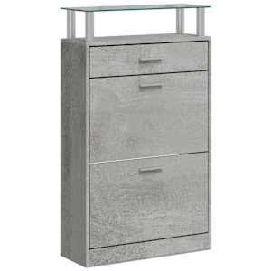 vidaXL kingakapp, betoonhall, 63 x 24 x 104 cm, tehispuit