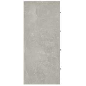 Příborník se 4 zásuvkami 60 x 30,5 x 71 cm betonově šedá - obrázek 5