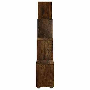 Schodová knihovna kouřový dub 142 cm kompozitní dřevo - obrázek 5