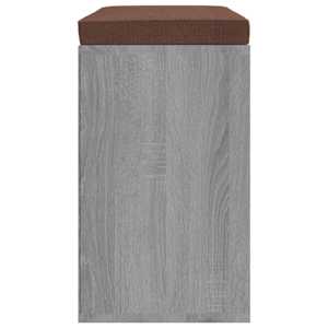 Lavice s botníkem šedá sonoma 103x30x48 cm kompozitní dřevo - obrázek 5