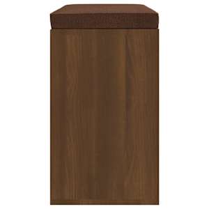Lavice s botníkem hnědý dub 103x30x48 cm kompozitní dřevo - obrázek 5