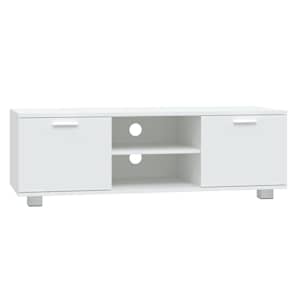 TV skříňka bílá 120x40,5x35 cm kompozitní dřevo - obrázek 2