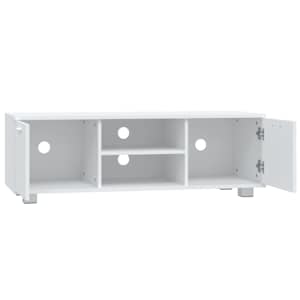 TV skříňka bílá 120x40,5x35 cm kompozitní dřevo - obrázek 5