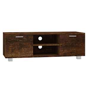 TV skříňka kouřový dub 120x40,5x35 cm kompozitní dřevo - obrázek 2