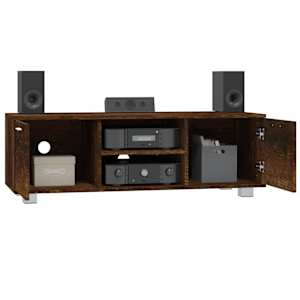 TV skříňka kouřový dub 120x40,5x35 cm kompozitní dřevo - obrázek 3