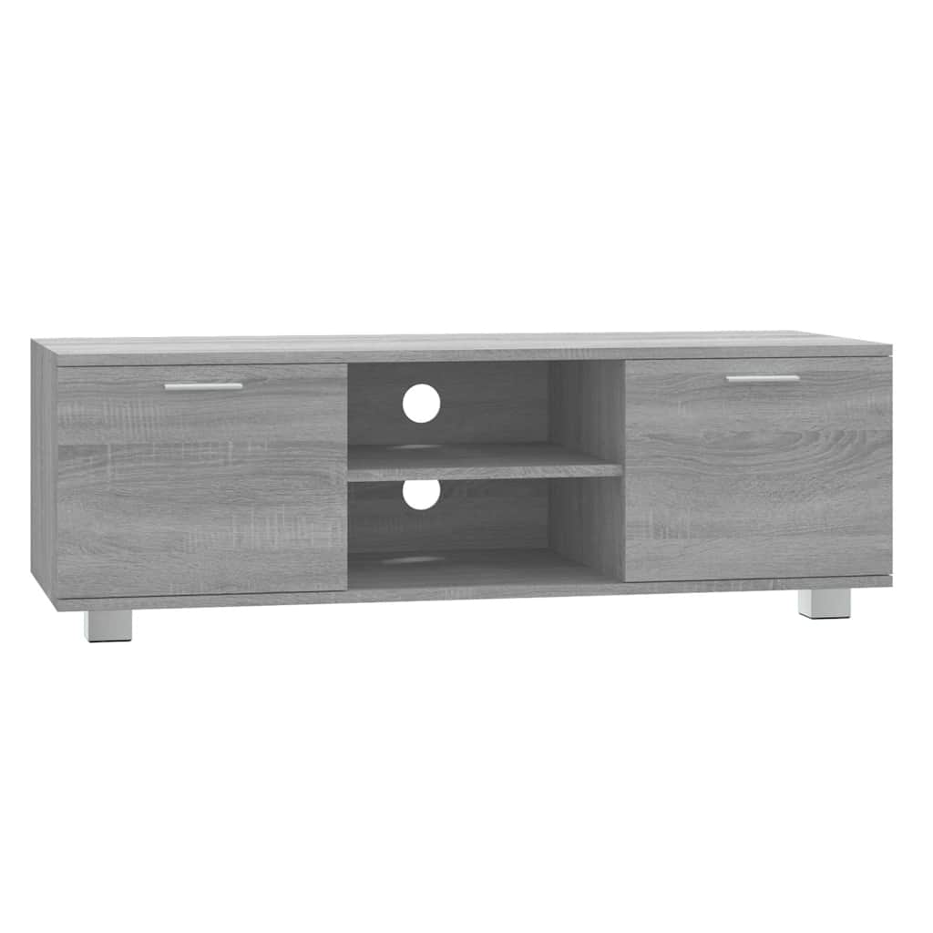 E-shop vidaXL TV skrinka sivý dub sonoma 120x40,5x35 cm spracované drevo