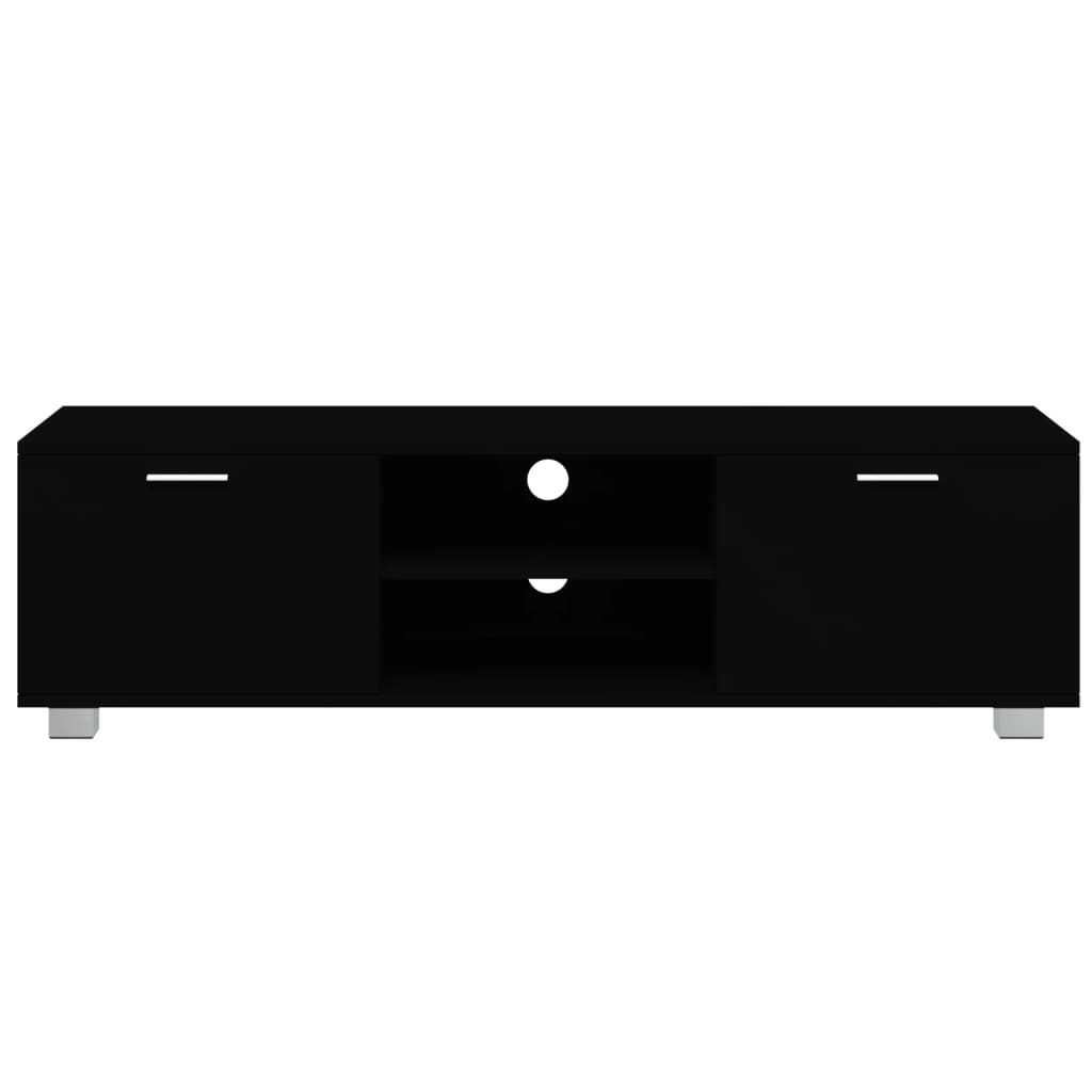 Meuble TV Noir 140×40,5×35 cm Bois d’ingénierie | meublestv.fr 5