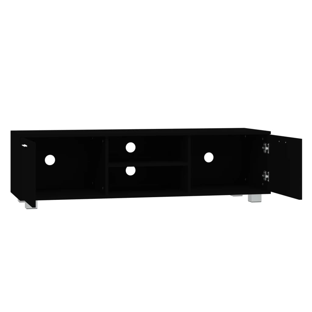 Meuble TV Noir 140×40,5×35 cm Bois d’ingénierie | meublestv.fr 6