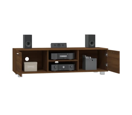 vidaXL Televizoriaus spintelė, ruda ąžuolo, 140x40,5x35cm, mediena