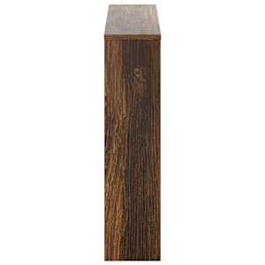 Botník se zrcadlem 2patrový kouřový dub 63 x 17 x 67 cm - obrázek 5