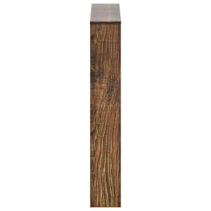 Botník se zrcadlem 3patrový kouřový dub 63x17x102,5 cm - obrázek 5