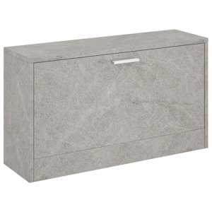 Botníková lavice betonově šedá 80 x 24 x 45 cm kompozitní dřevo - obrázek 2